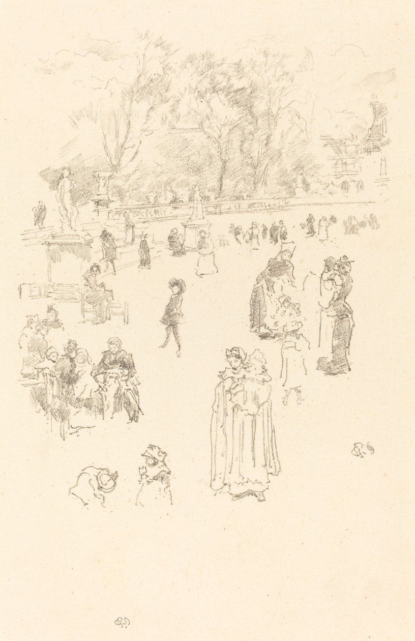 Niñeras: Les Bonnes du Luxembourg de James Abbott McNeill Whistler