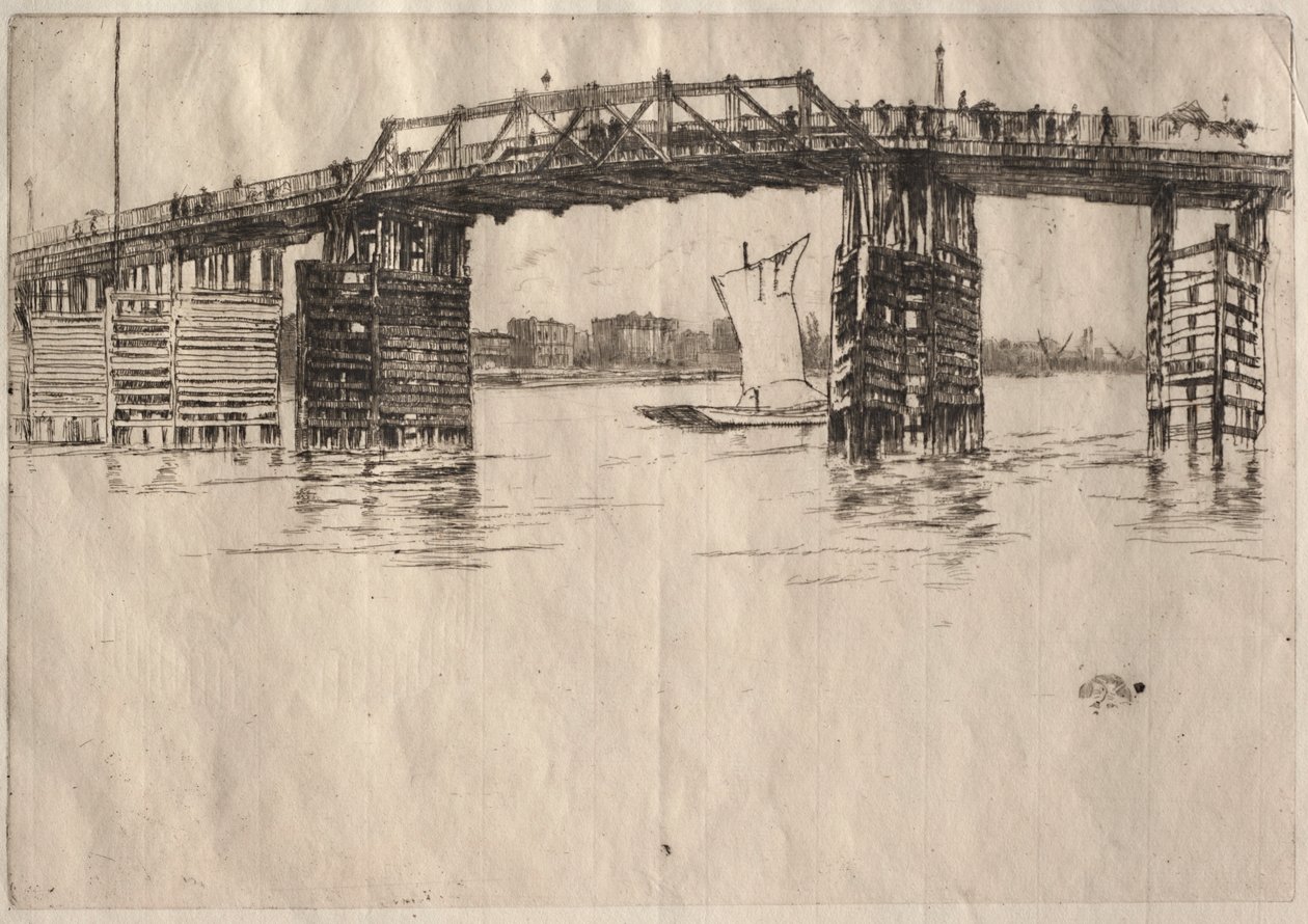 Puente viejo de Battersea de James Abbott McNeill Whistler