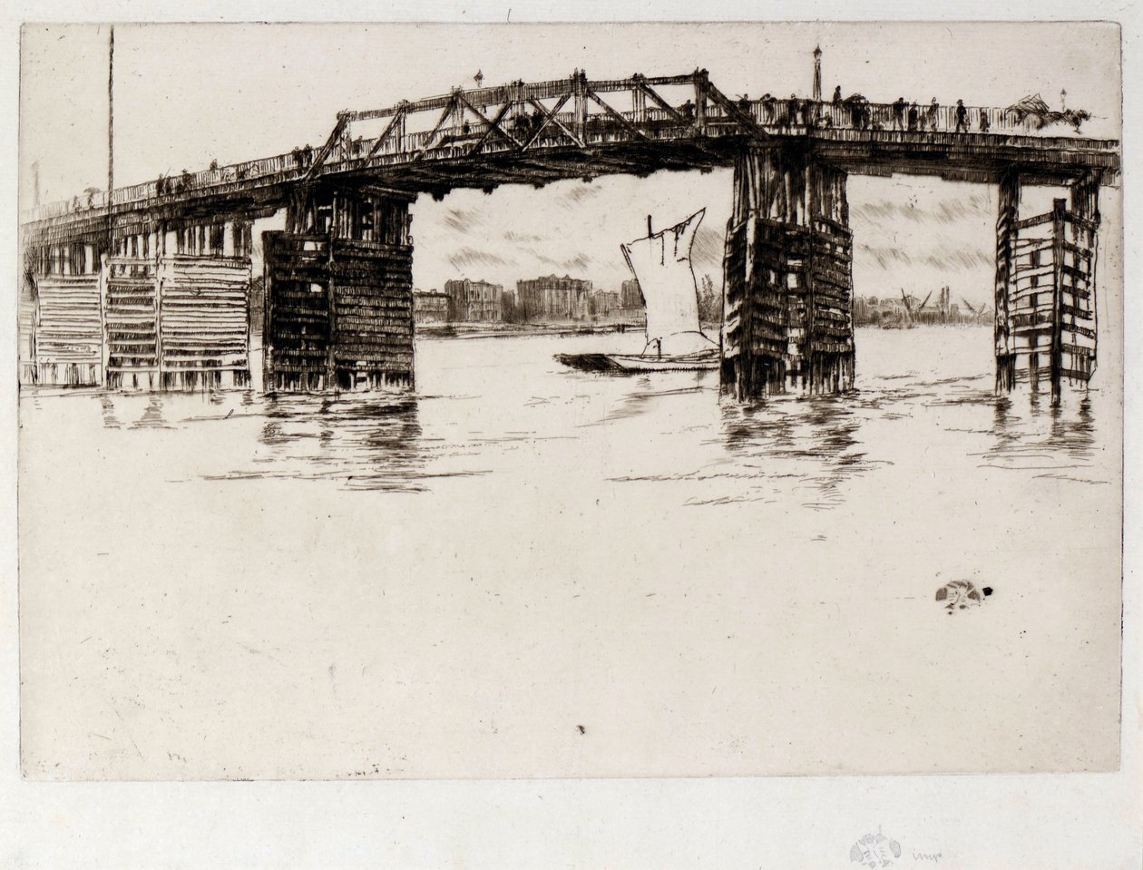 Puente Viejo de Battersea de James Abbott McNeill Whistler
