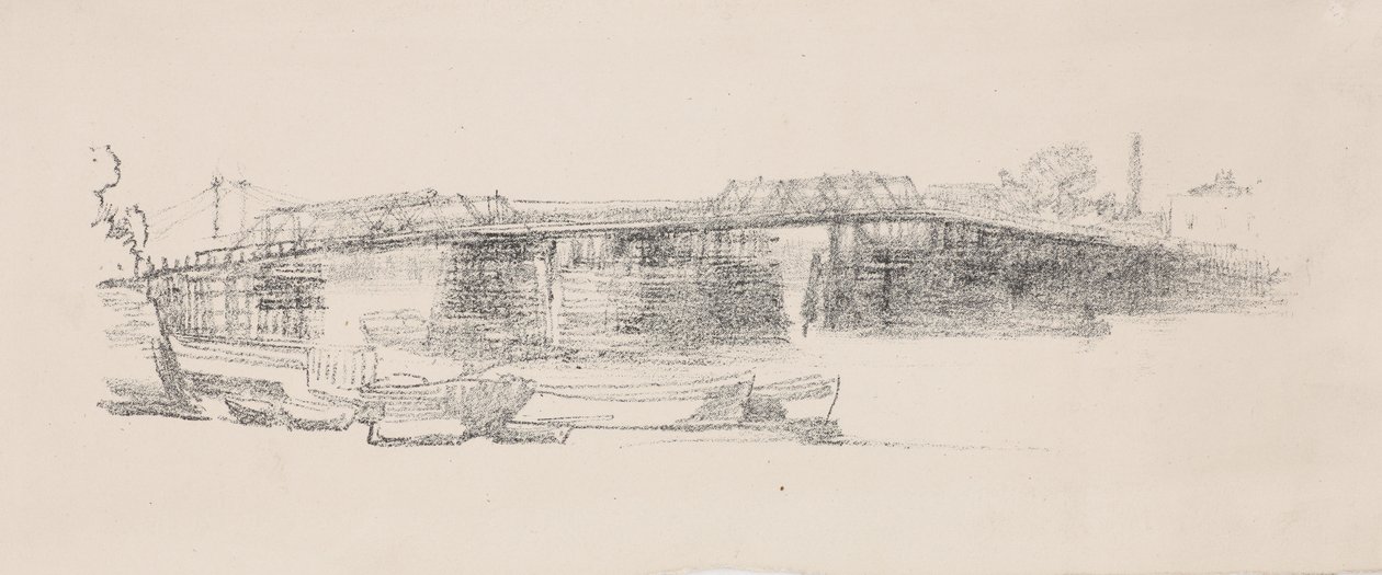 Puente de Battersea Viejo, No. 2 de James Abbott McNeill Whistler