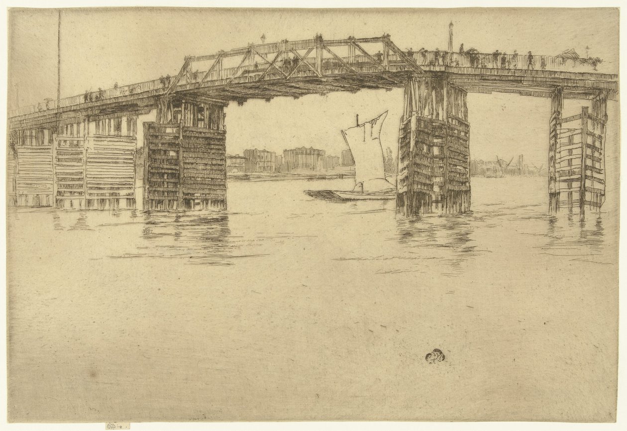 Viejo puente de Battersea de James Abbott McNeill Whistler