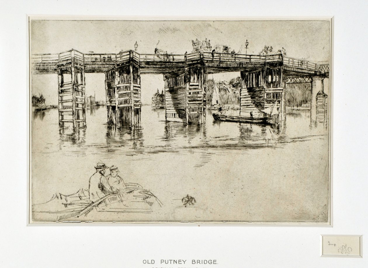 Viejo puente de Putney de James Abbott McNeill Whistler