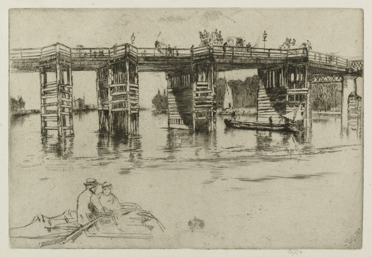 Viejo Puente de Putney de James Abbott McNeill Whistler