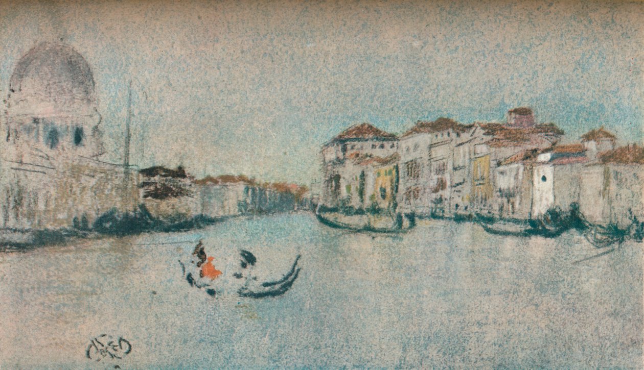 En un canal veneciano, c1854-1903, 1903 de James Abbott McNeill Whistler