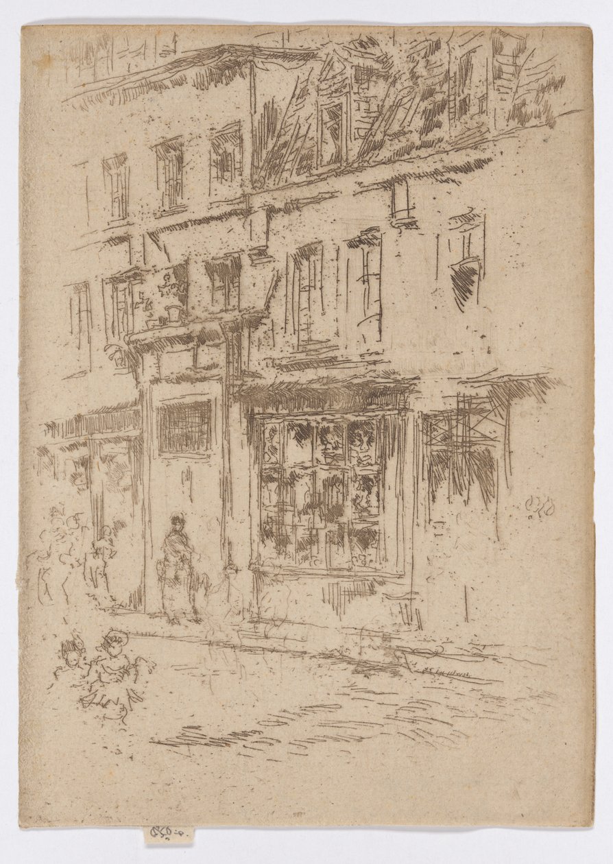 Petite Rue au Beurre, Bruselas de James Abbott McNeill Whistler