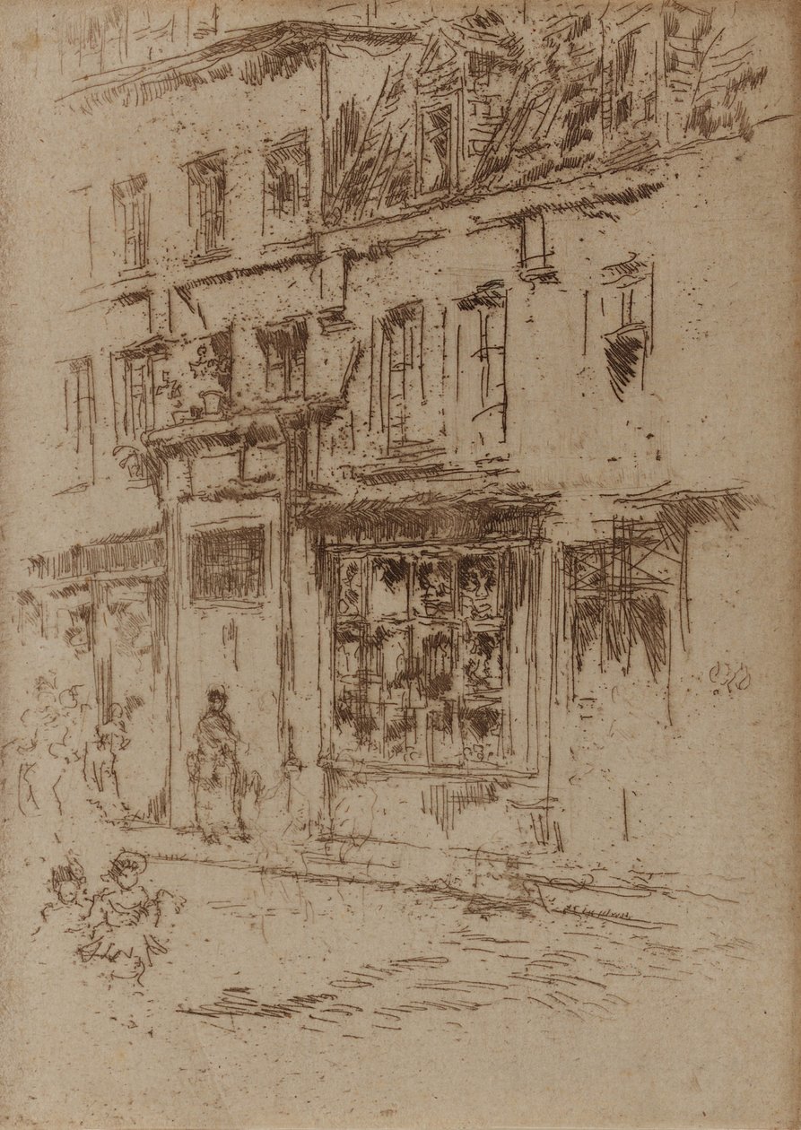 Petite Rue au Beurre, Bruselas de James Abbott McNeill Whistler
