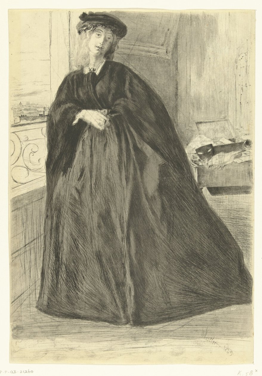Retrato de Finette de James Abbott McNeill Whistler