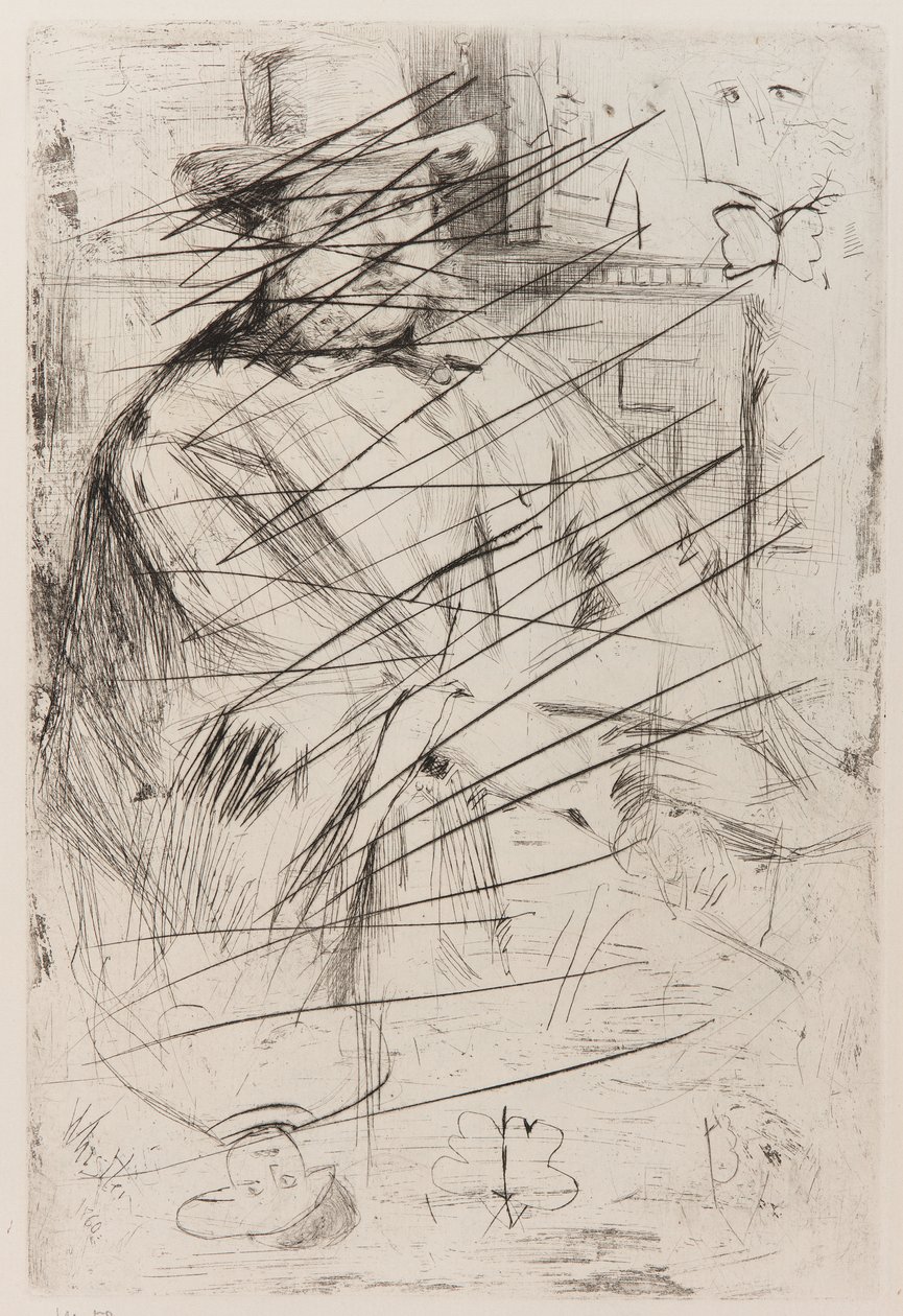 Retrato de un hombre de James Abbott McNeill Whistler