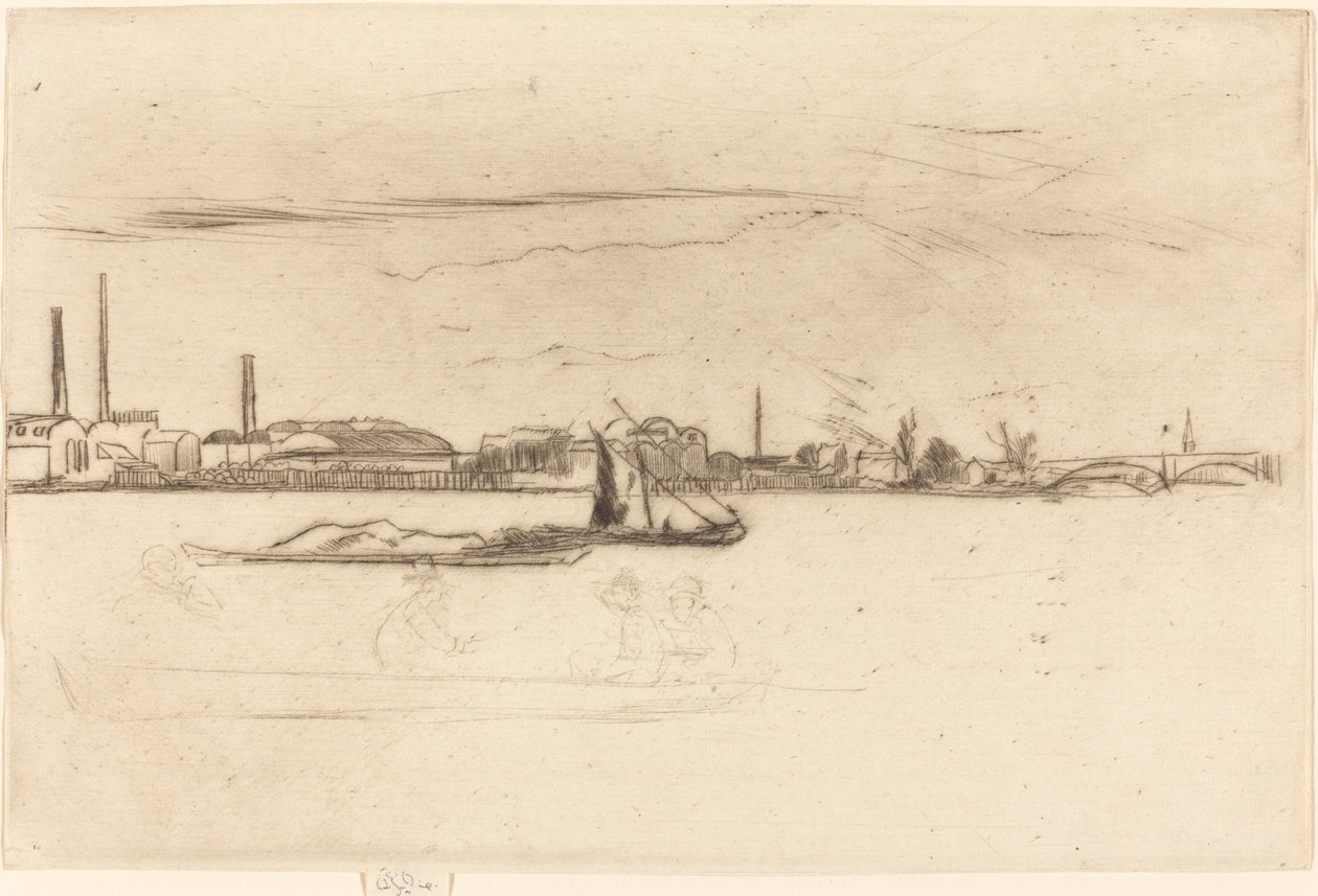 Fábrica de Velas de Price, c. 1875 de James Abbott McNeill Whistler
