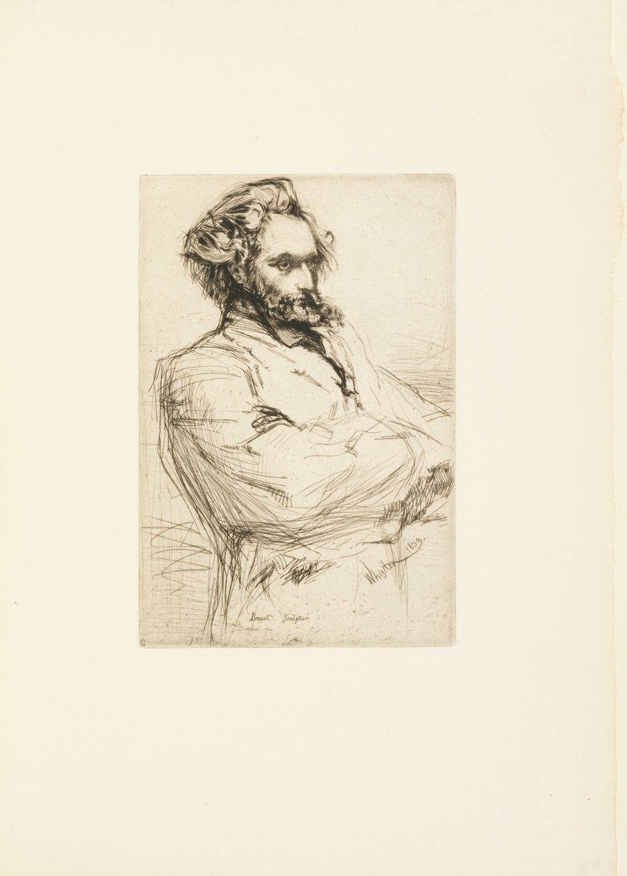 Impresión, Drouet de James Abbott McNeill Whistler