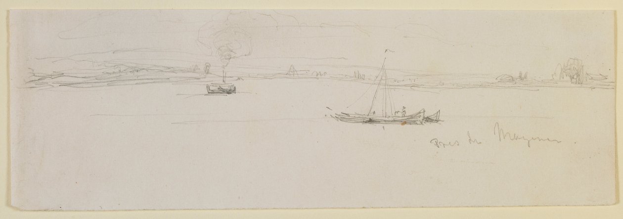 Cerca de Maguncia, 1858 de James Abbott McNeill Whistler
