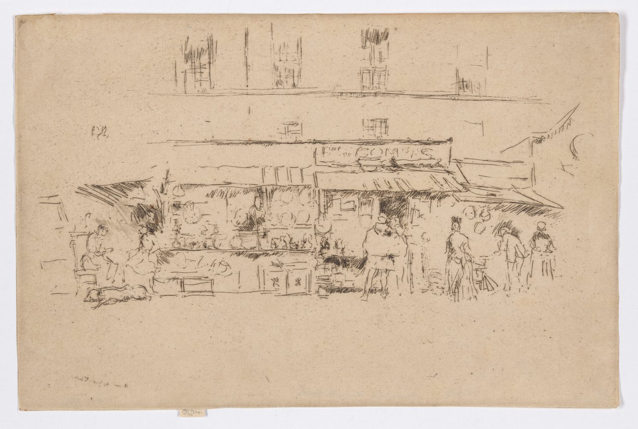 Muelle de Montebello de James Abbott McNeill Whistler