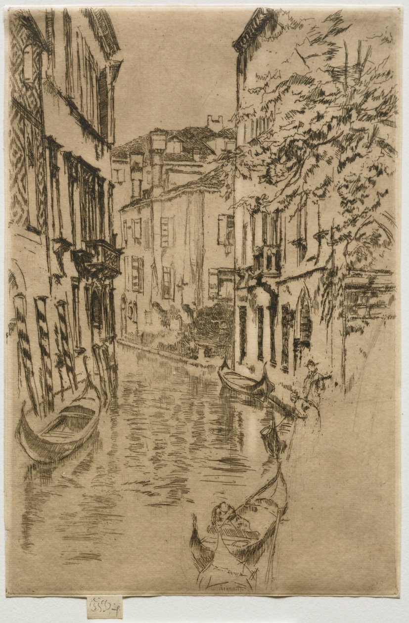 Canal tranquilo de James Abbott McNeill Whistler