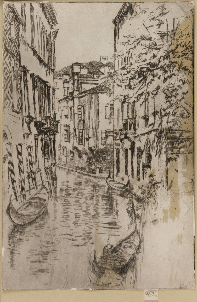 Canal Tranquilo, 1879-1880 de James Abbott McNeill Whistler