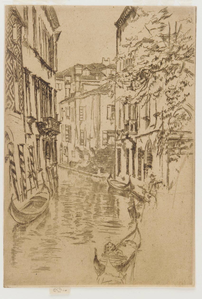 Canal Tranquilo, 1879-1880 de James Abbott McNeill Whistler