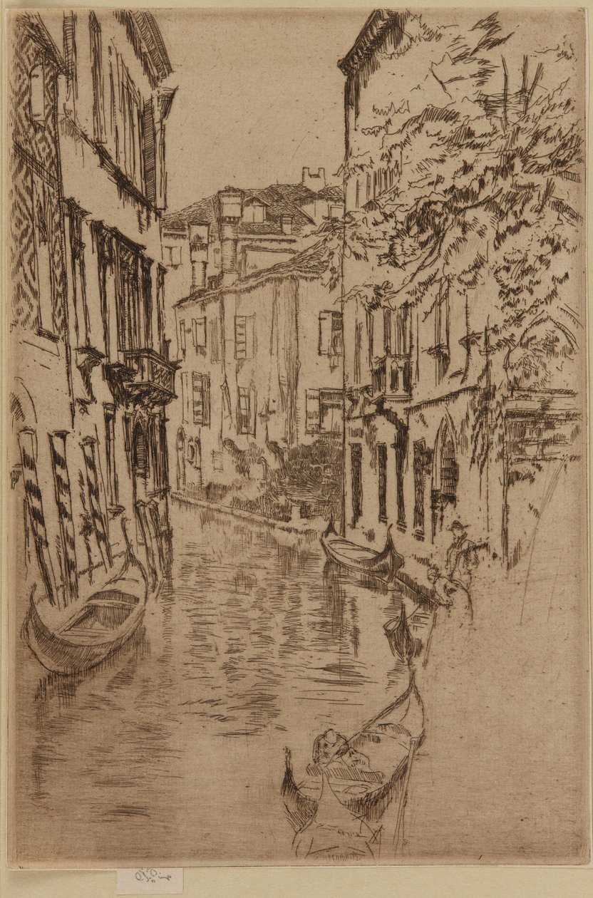 Canal Tranquilo, 1879-1880 de James Abbott McNeill Whistler