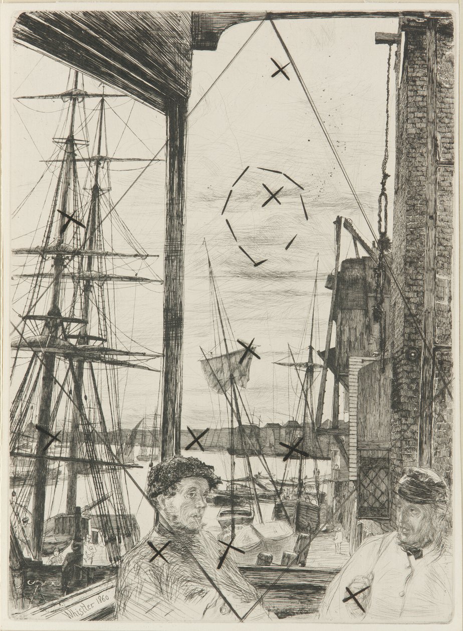Rotherhithe, 1860 de James Abbott McNeill Whistler