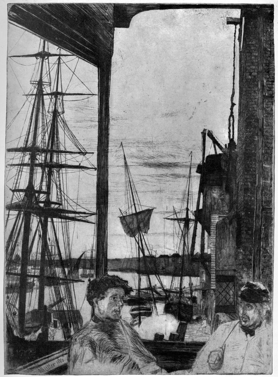 Rotherhithe, 1860 1904 de James Abbott McNeill Whistler
