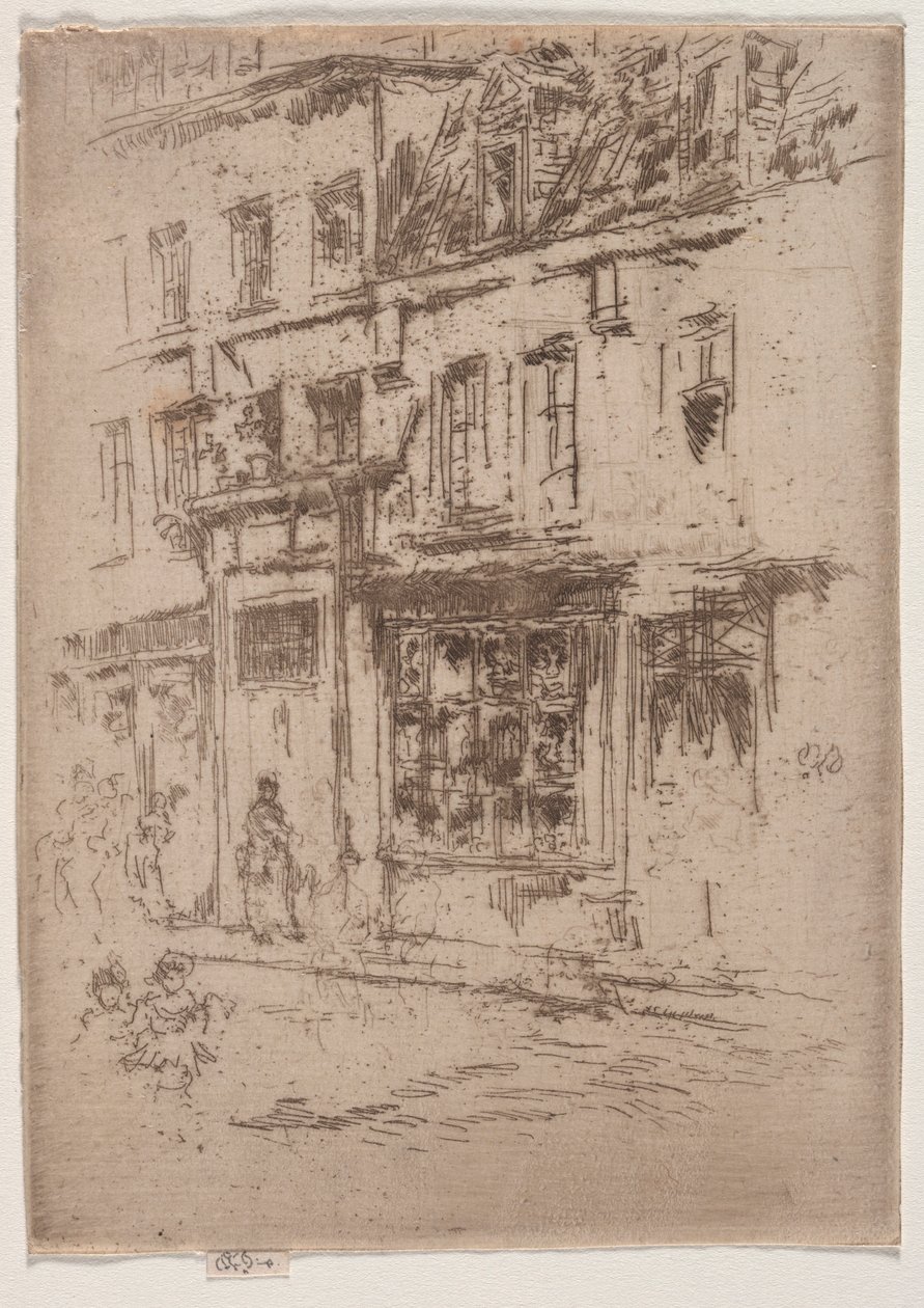 Rue du Buerre, Bruselas de James Abbott McNeill Whistler