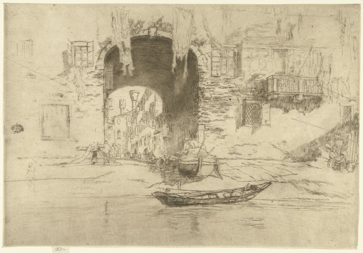 San Biagio
Un conjunto de veintiséis grabados (título de la serie) de James Abbott McNeill Whistler