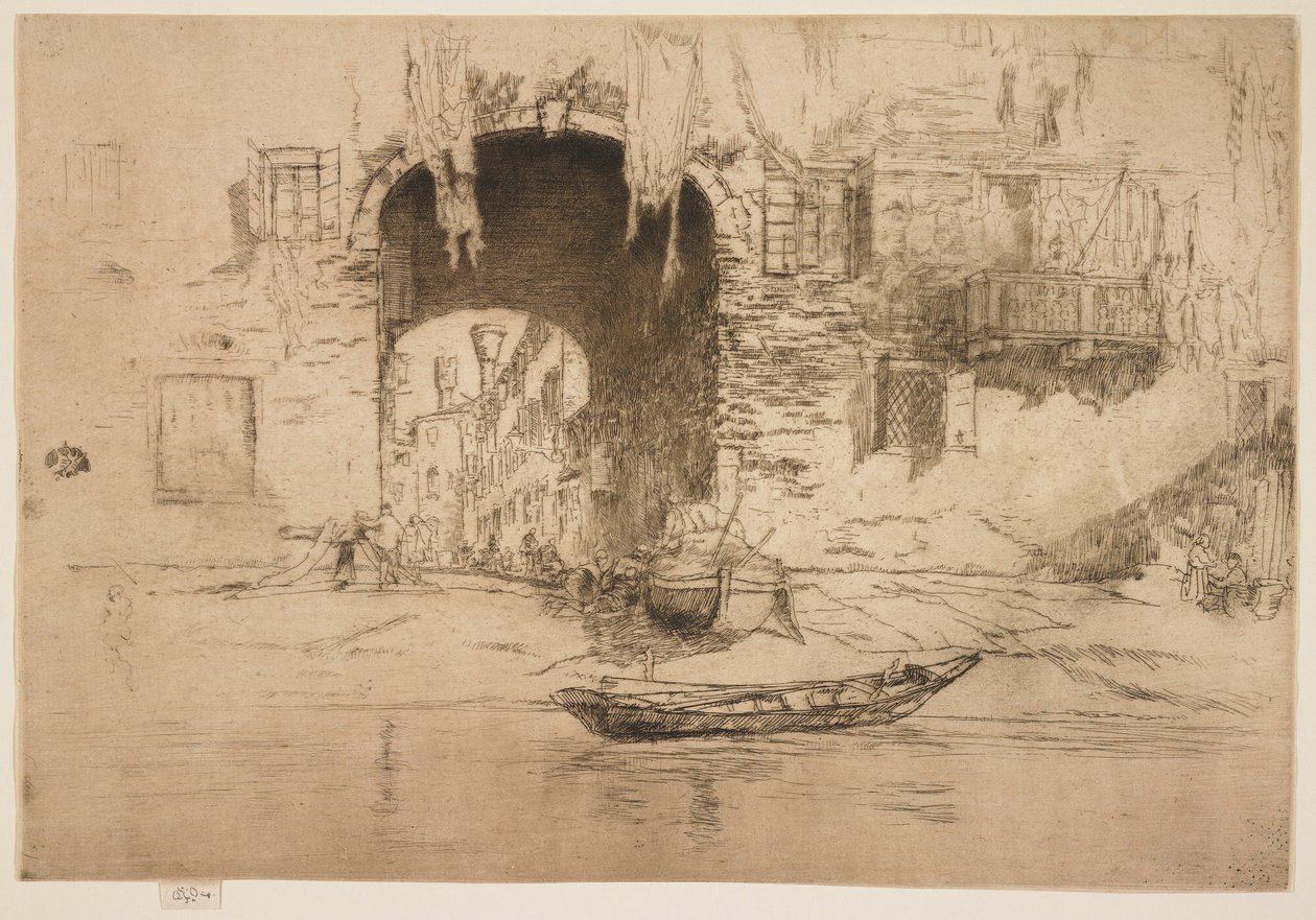 San Biagio de la segunda serie veneciana de James Abbott McNeill Whistler