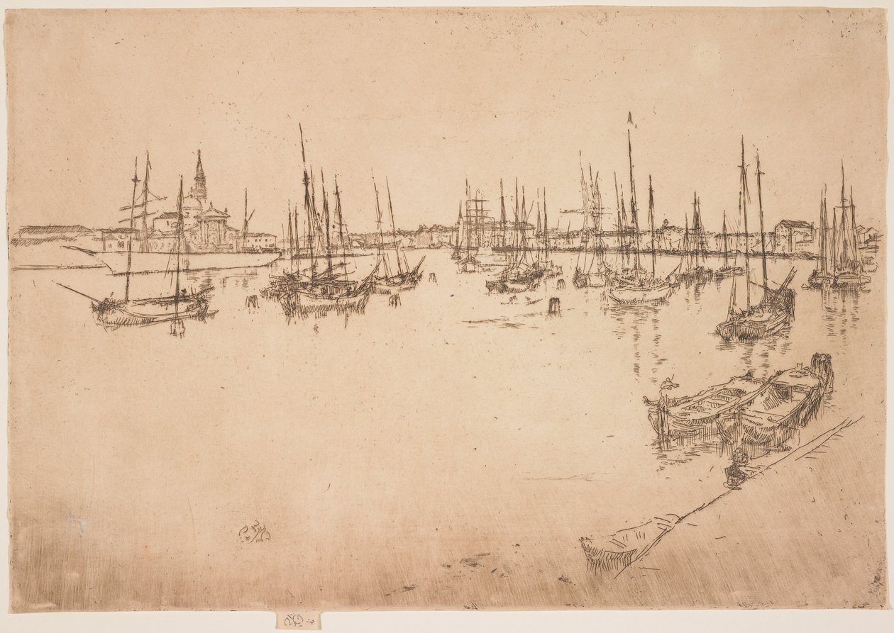 San Giorgio de la segunda serie veneciana de James Abbott McNeill Whistler
