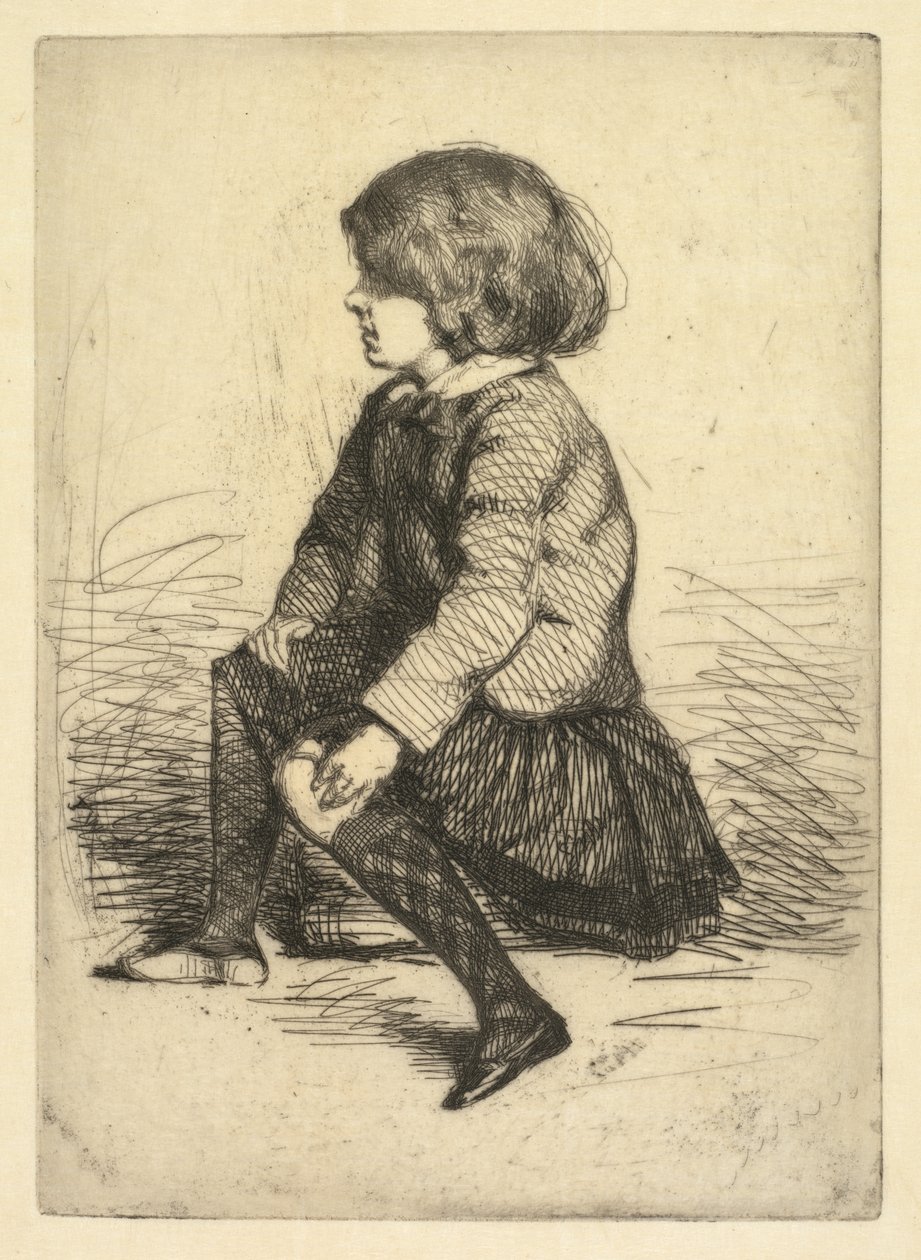 Seymour Haden Jr., sentado de James Abbott McNeill Whistler
