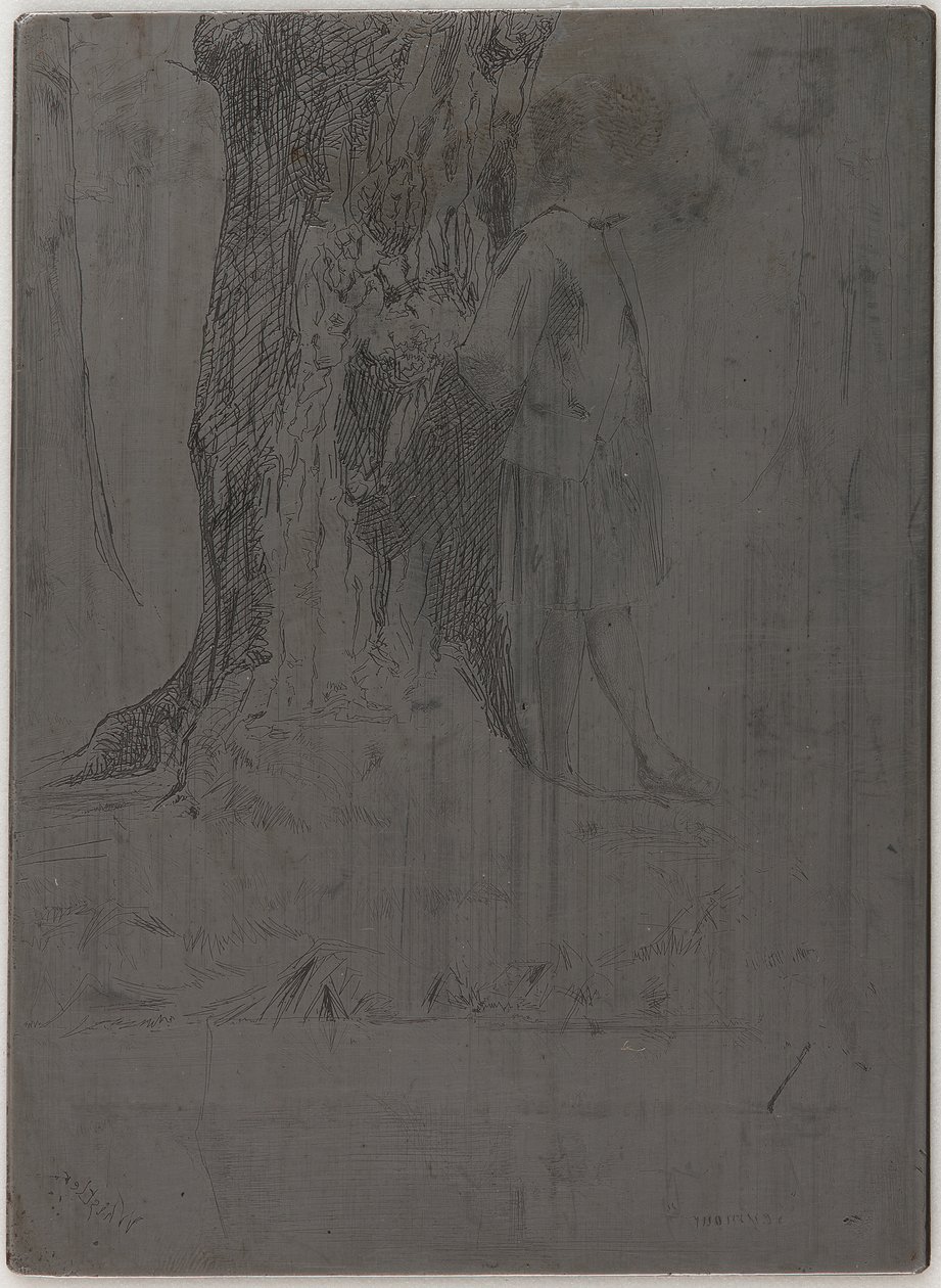 Seymour bajo un árbol, 1859 de James Abbott McNeill Whistler