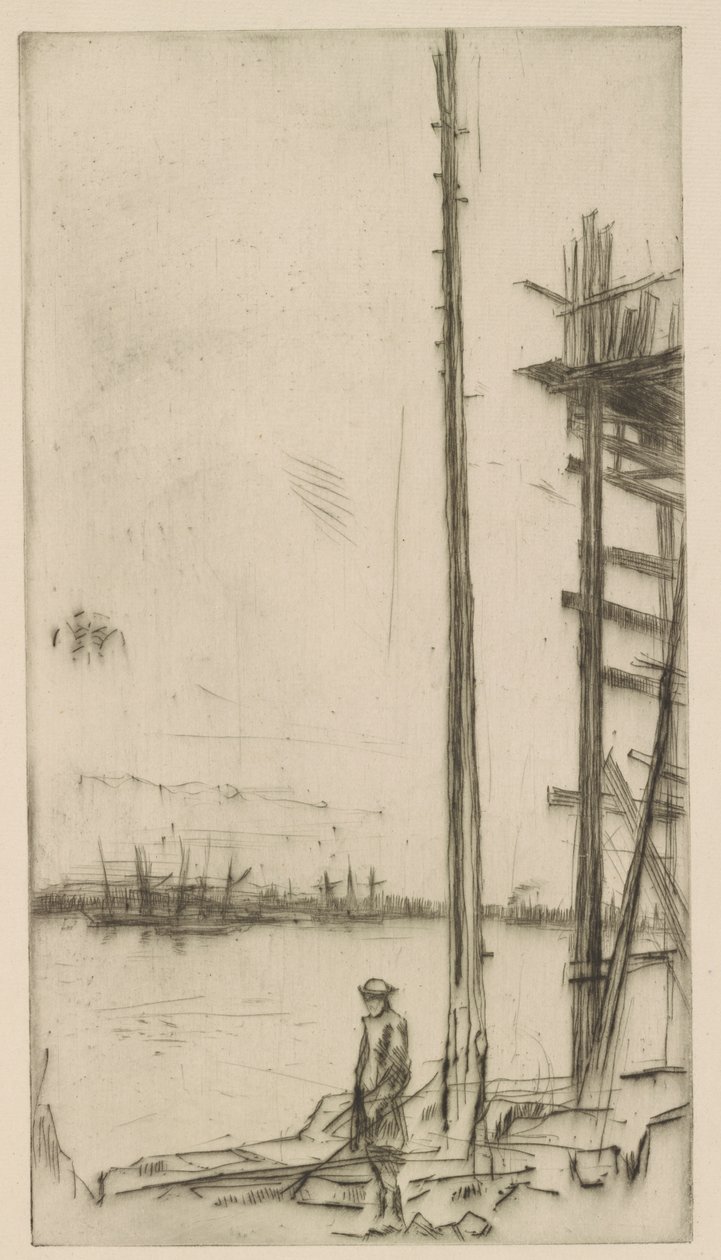 Astillero, Liverpool, 1875 de James Abbott McNeill Whistler