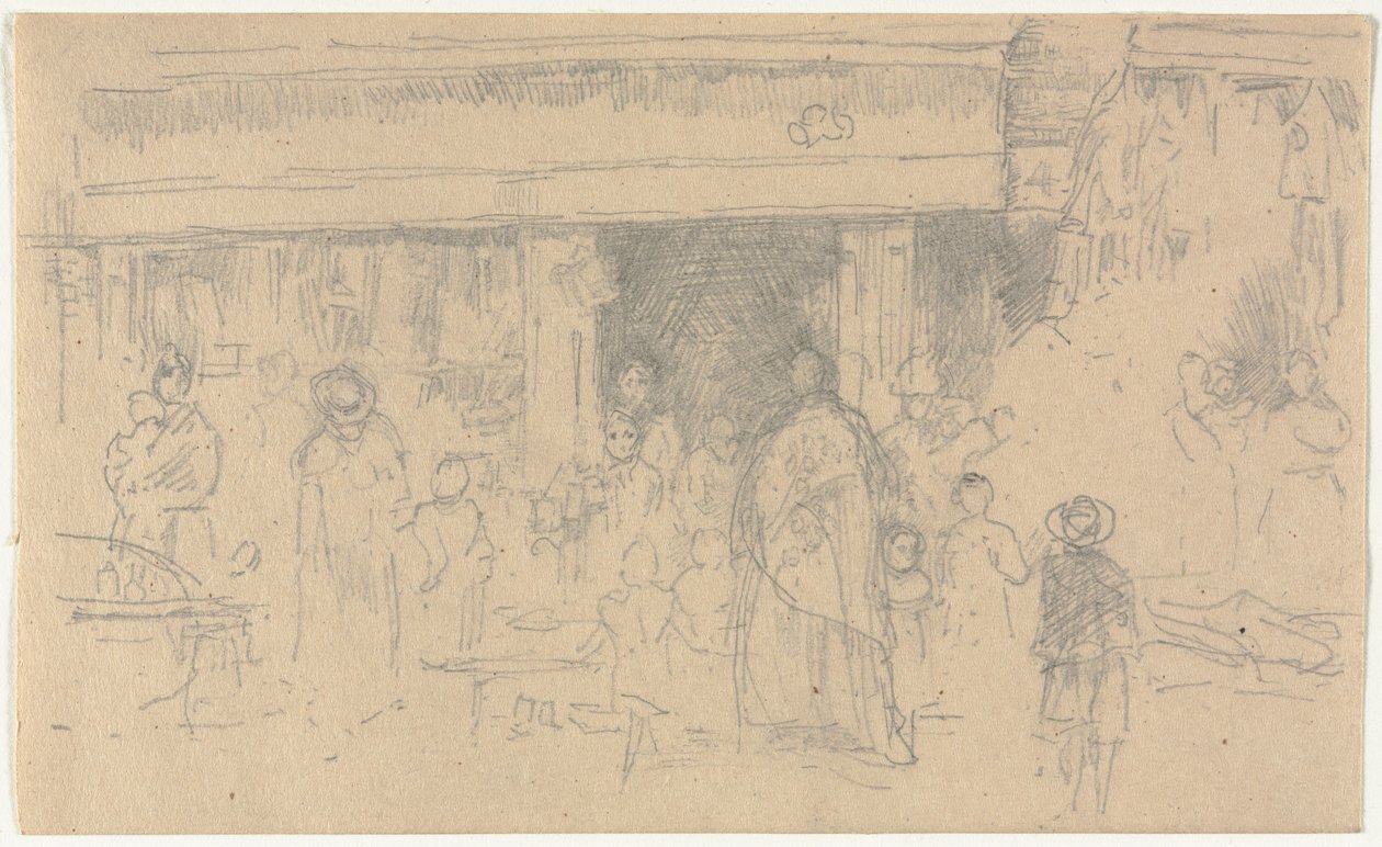 Tiendas en Chester de James Abbott McNeill Whistler