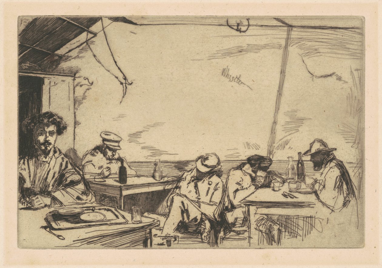 Sopa a tres sous, 1859 de James Abbott McNeill Whistler