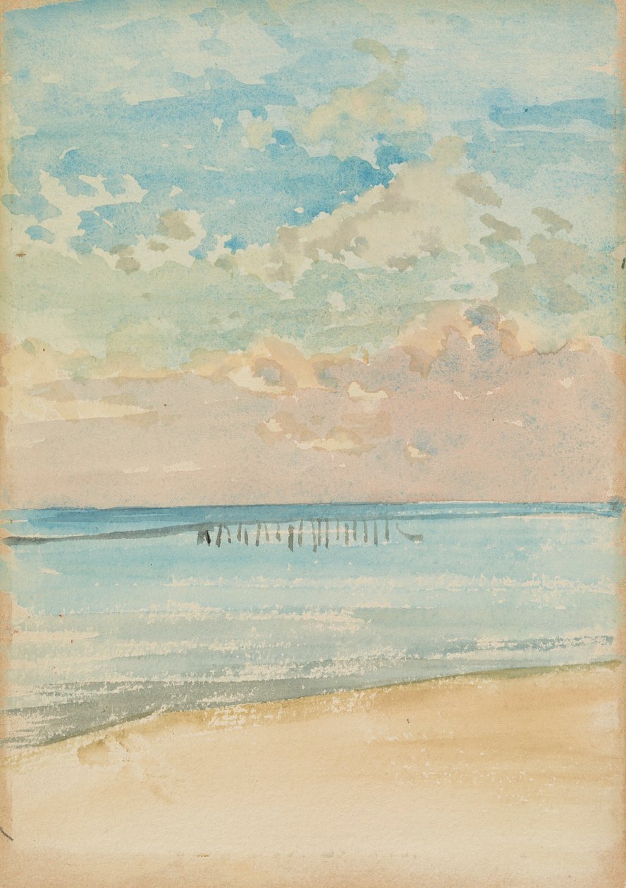 Southend - Atardecer, 1882-1884 de James Abbott McNeill Whistler
