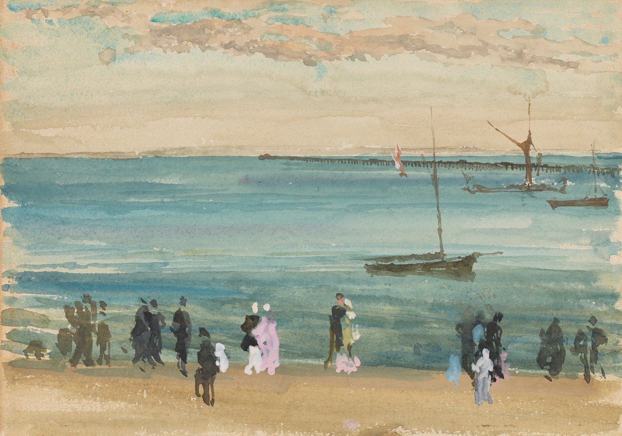 Muelle de Southend, 1882-1884 de James Abbott McNeill Whistler
