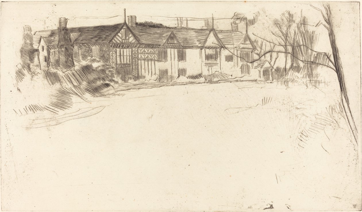 Speke Hall, No.2, 1875 de James Abbott McNeill Whistler