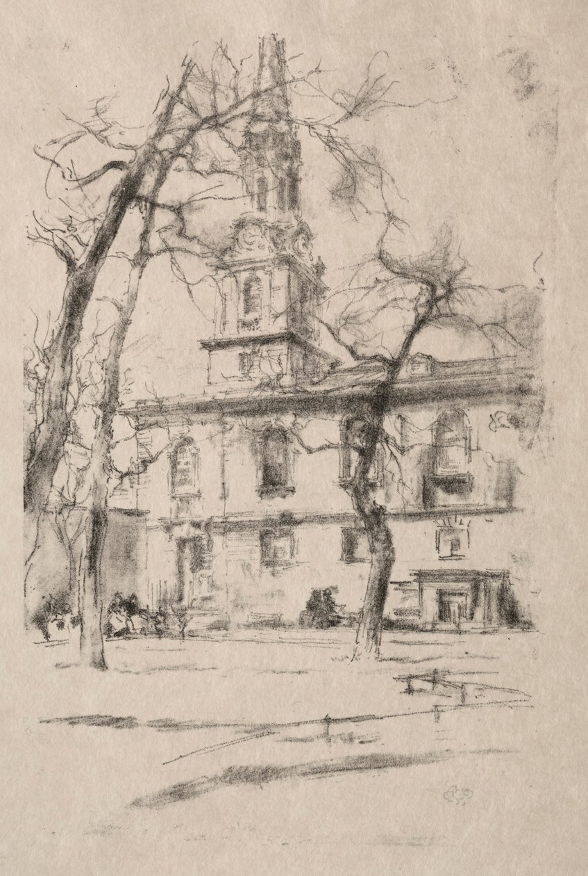 St. Giles-in-the-Fields, 1896 de James Abbott McNeill Whistler