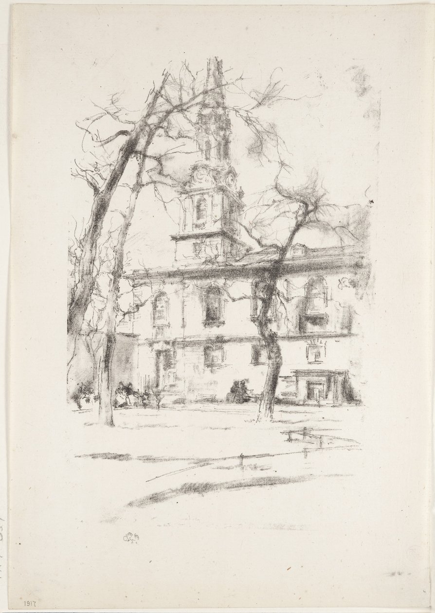San Giles en los Campos de James Abbott McNeill Whistler