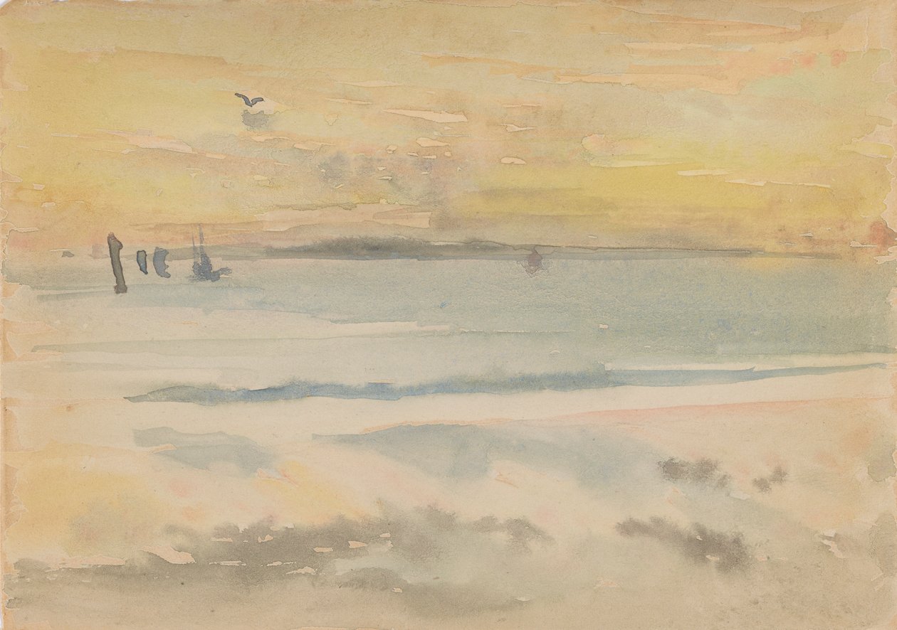 St. Ives: Atardecer de James Abbott McNeill Whistler