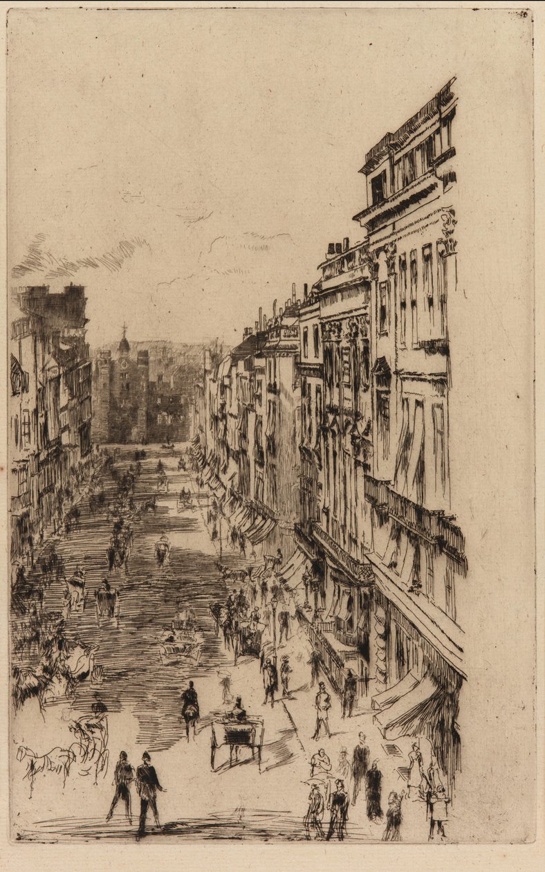 Calle de San Jaime, 1878 de James Abbott McNeill Whistler