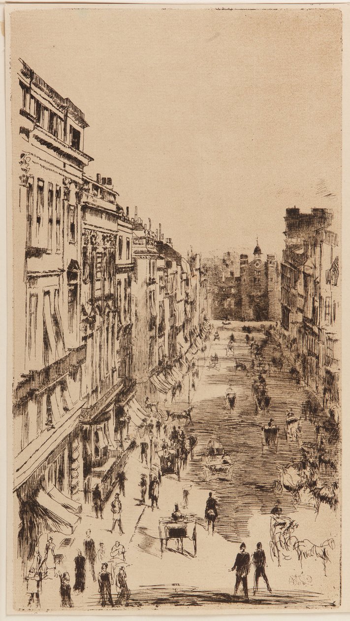 Calle St. James, Londres de James Abbott McNeill Whistler
