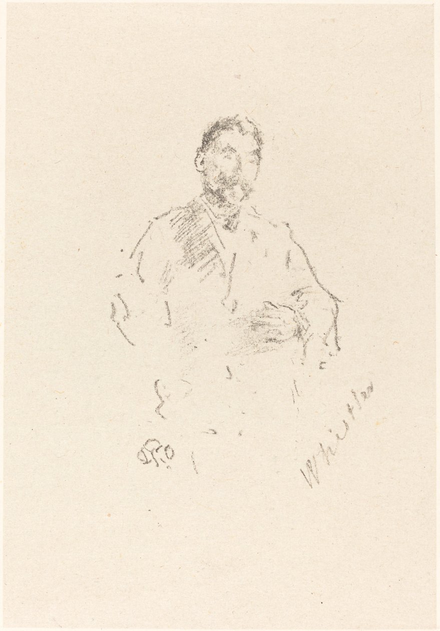 Stéphane Mallarmé, No. 2, 1892 de James Abbott McNeill Whistler