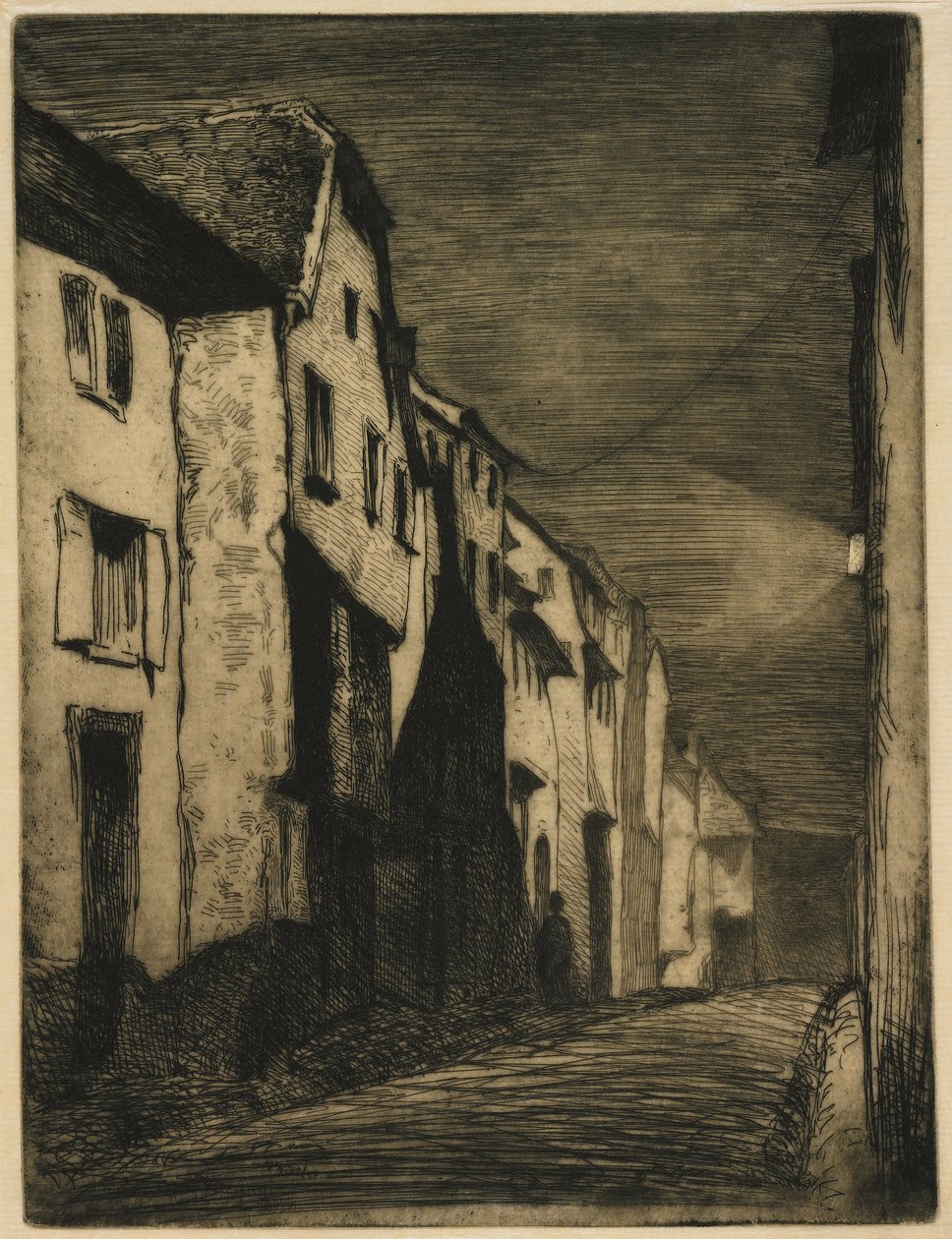 Calle de Saverne de James Abbott McNeill Whistler