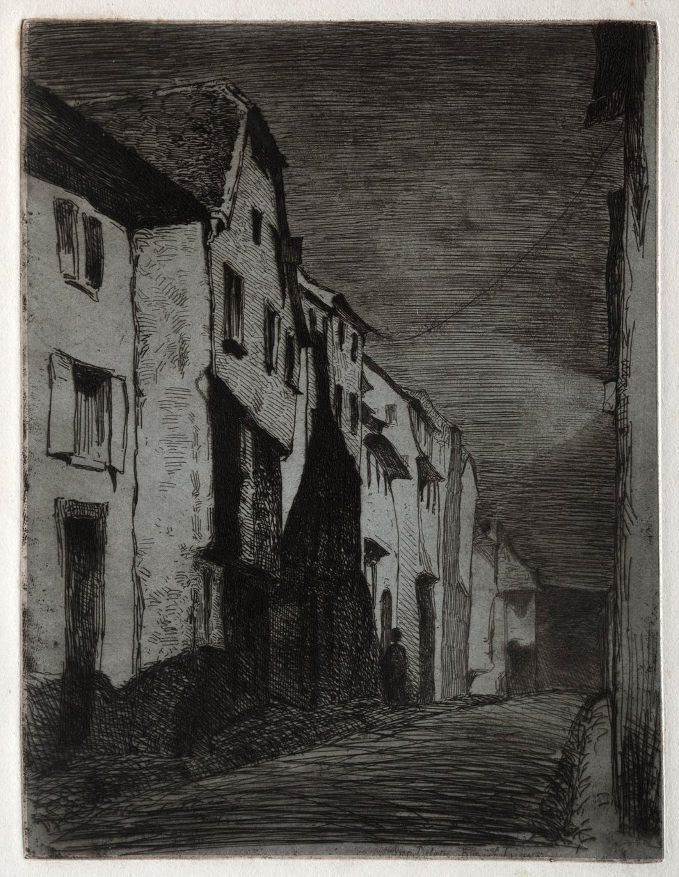 Calle en Saverne de James Abbott McNeill Whistler