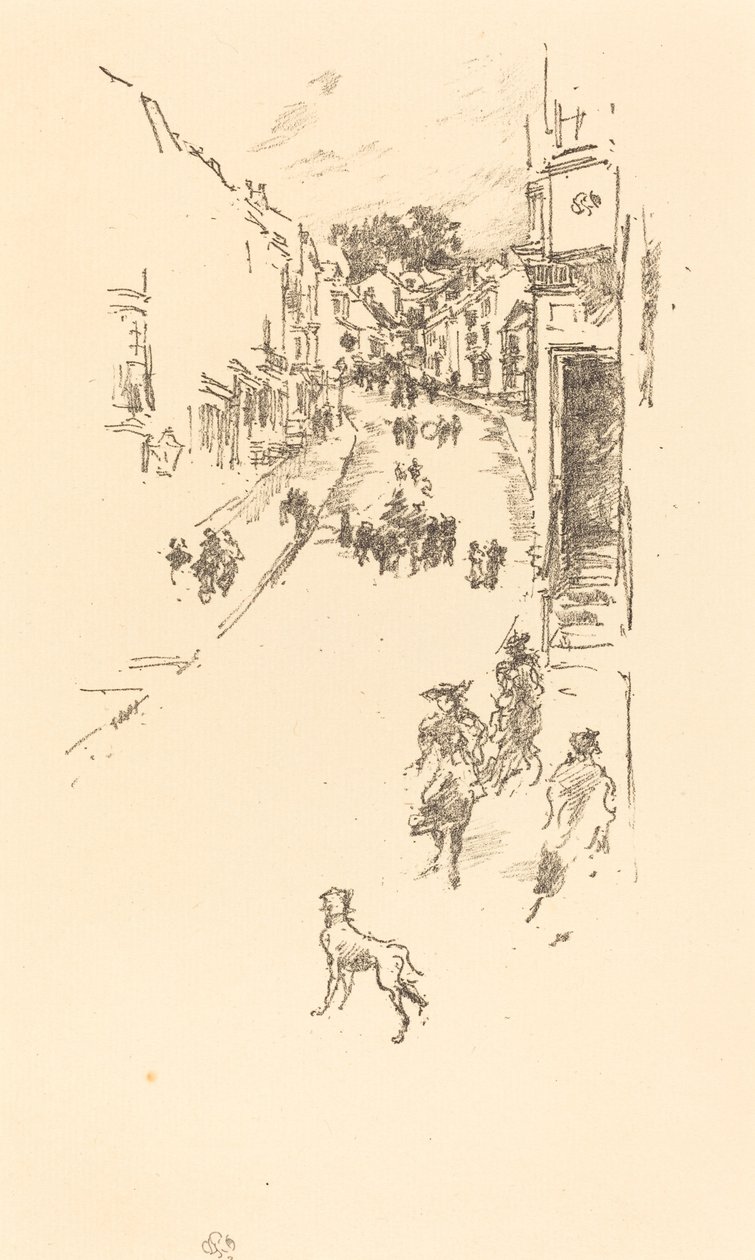 Domingo, Lyme Regis, 1895 de James Abbott McNeill Whistler