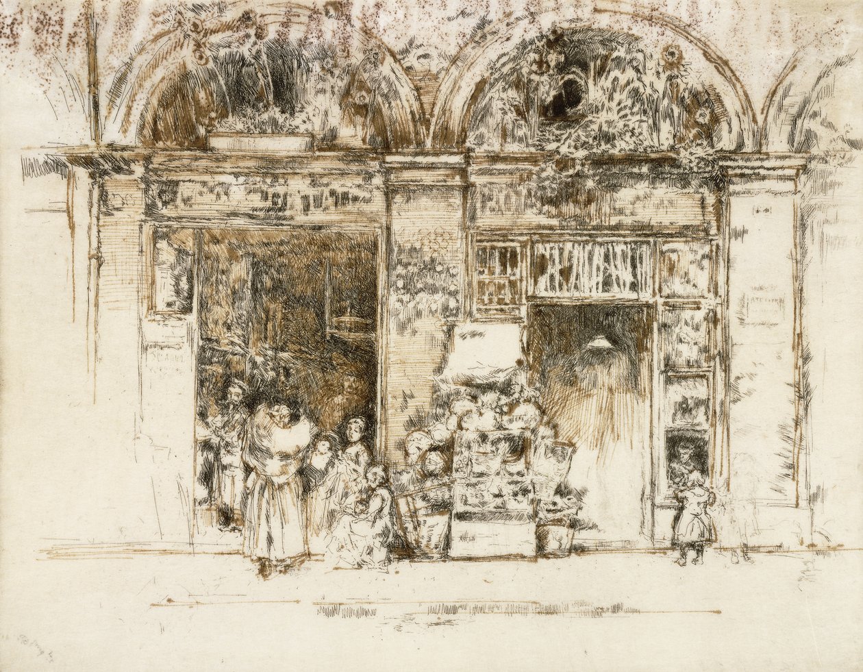 Girasoles, Rue des Beaux-Arts, c.1892-93 de James Abbott McNeill Whistler
