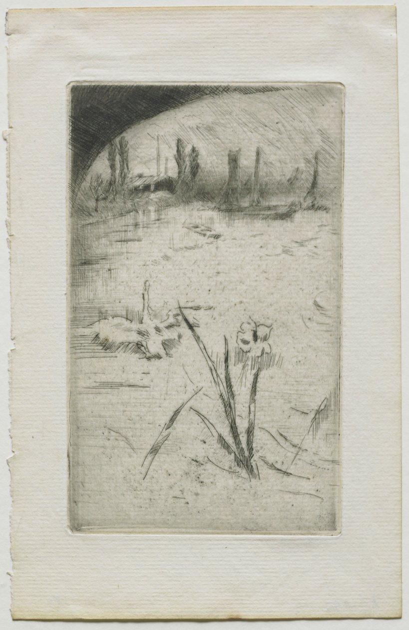 Cisne e Iris, 1883 de James Abbott McNeill Whistler