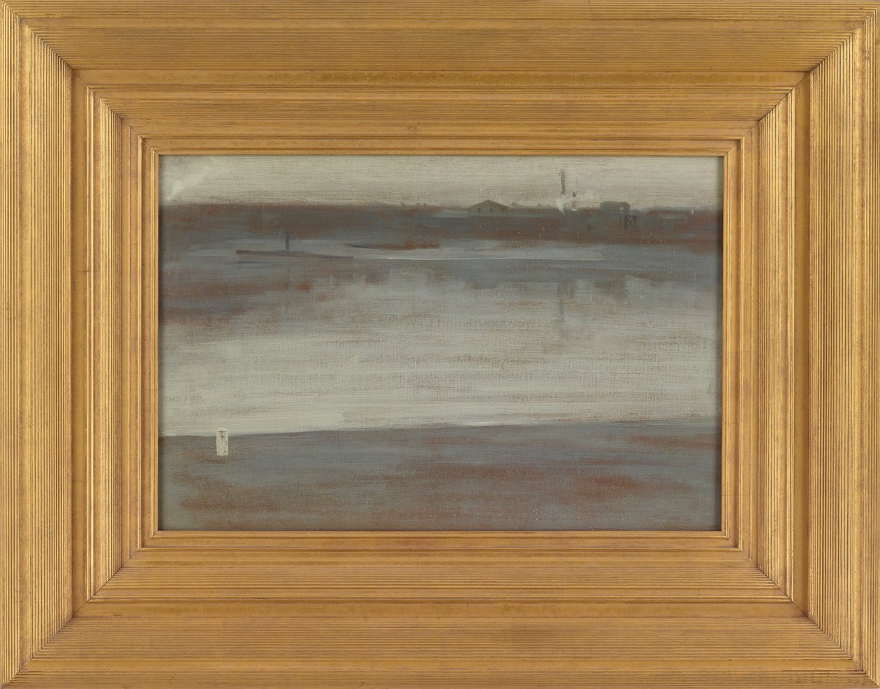 Sinfonía en gris: temprano en la mañana, Támesis, 1871 de James Abbott McNeill Whistler