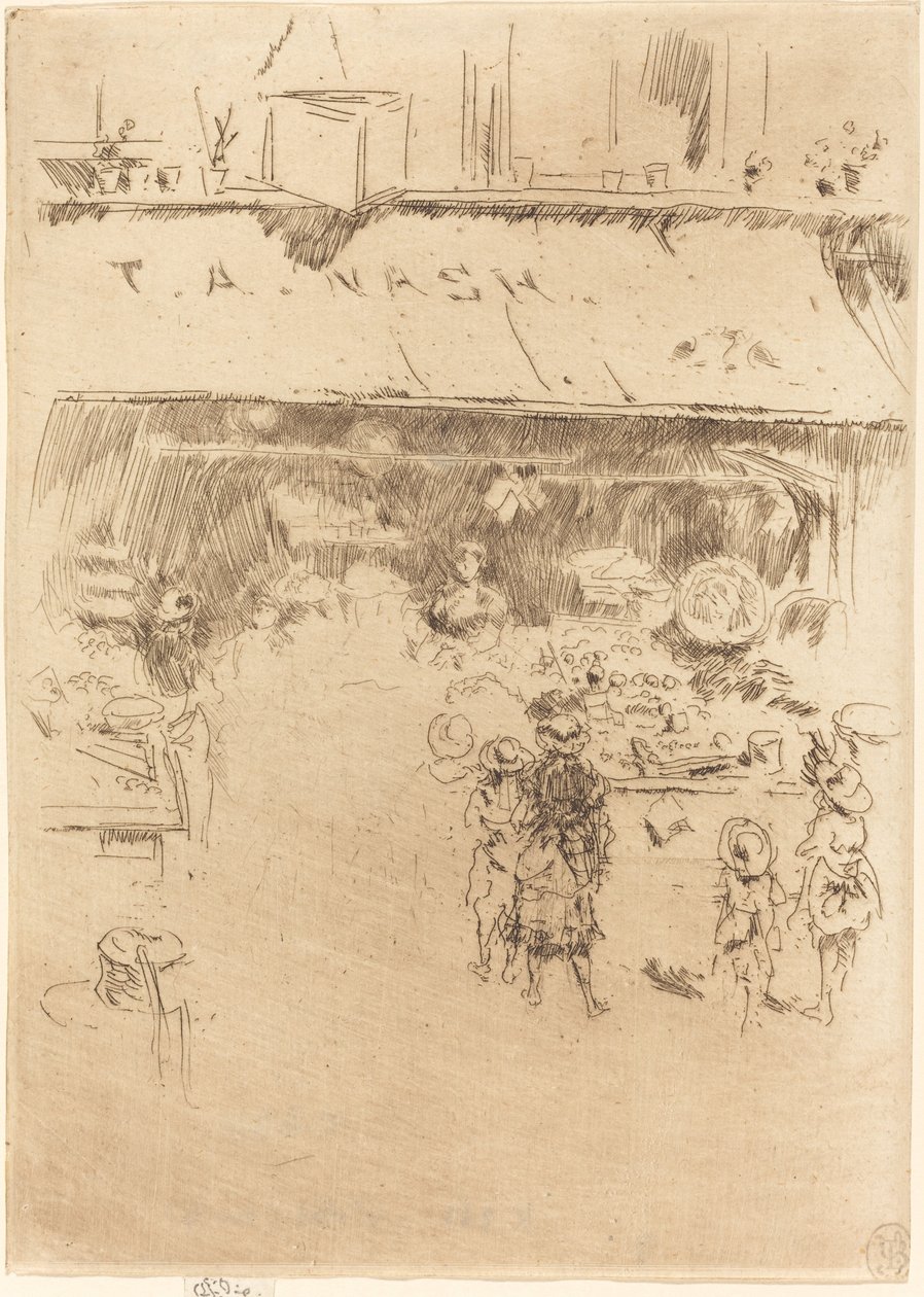 Frutería de T.A. Nash, c. 1886 de James Abbott McNeill Whistler