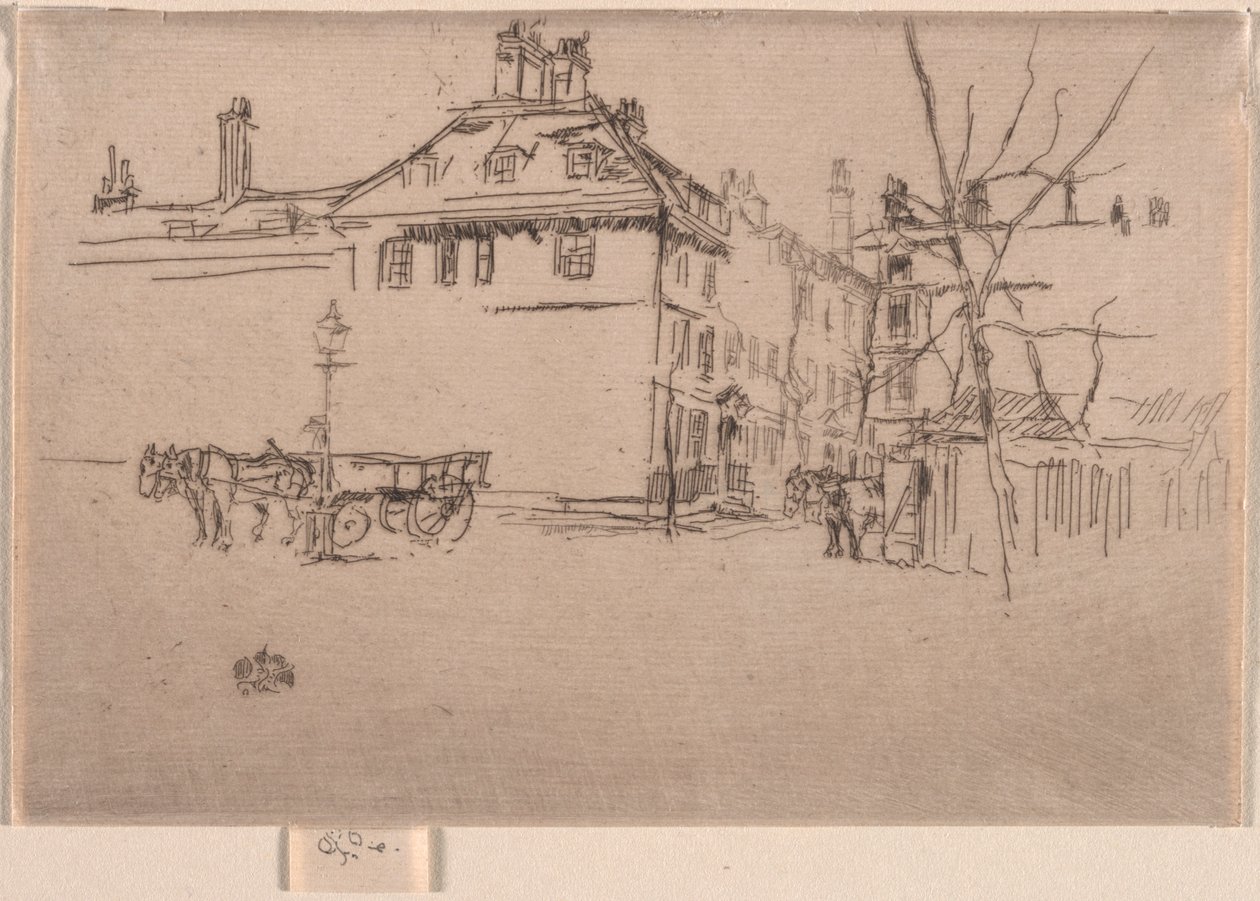 Templo, 1886 de James Abbott McNeill Whistler