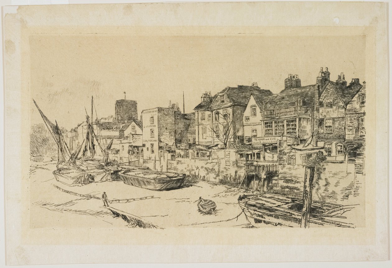 El Adán y Eva, el viejo Chelsea de James Abbott McNeill Whistler