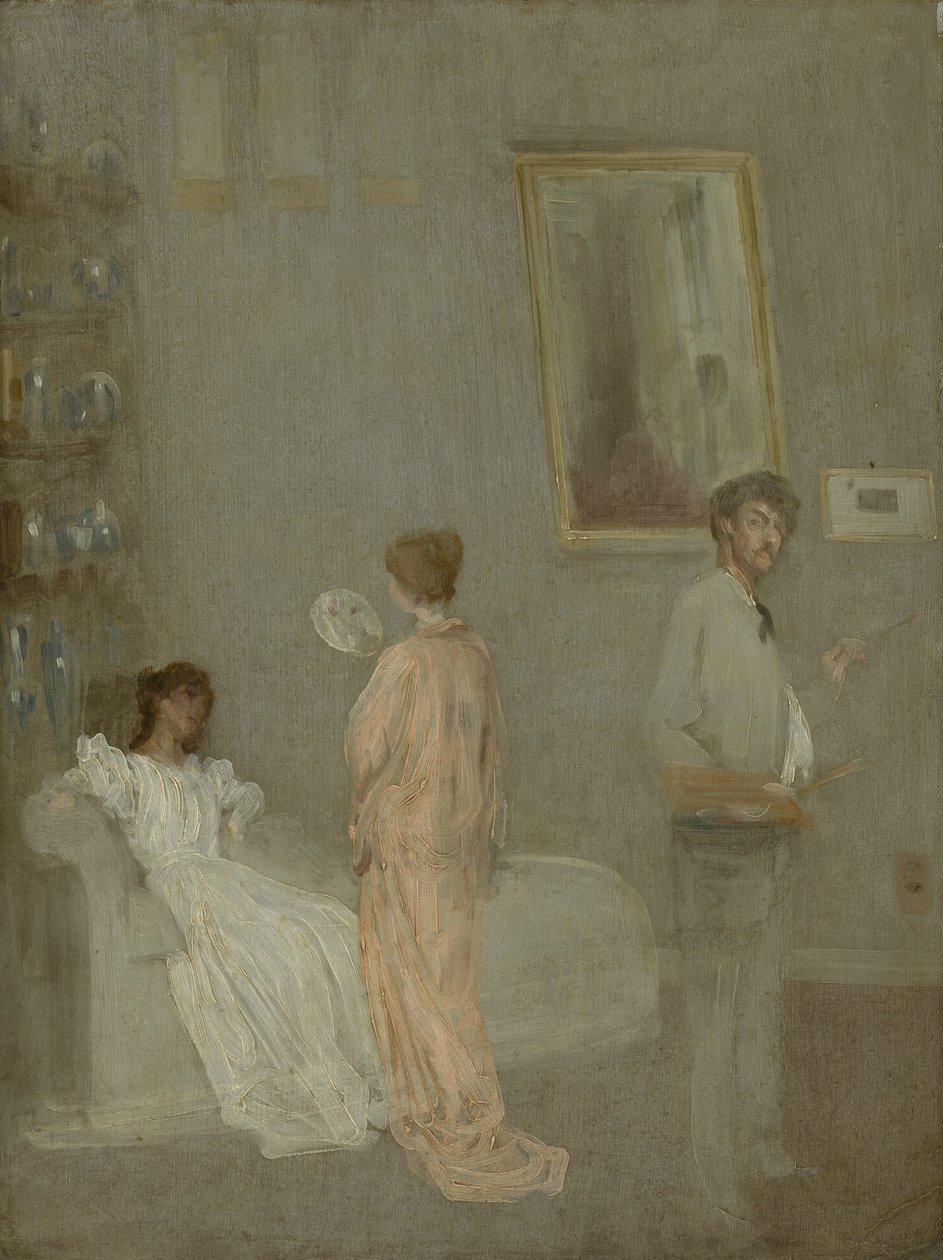 El artista en su estudio de James Abbott McNeill Whistler